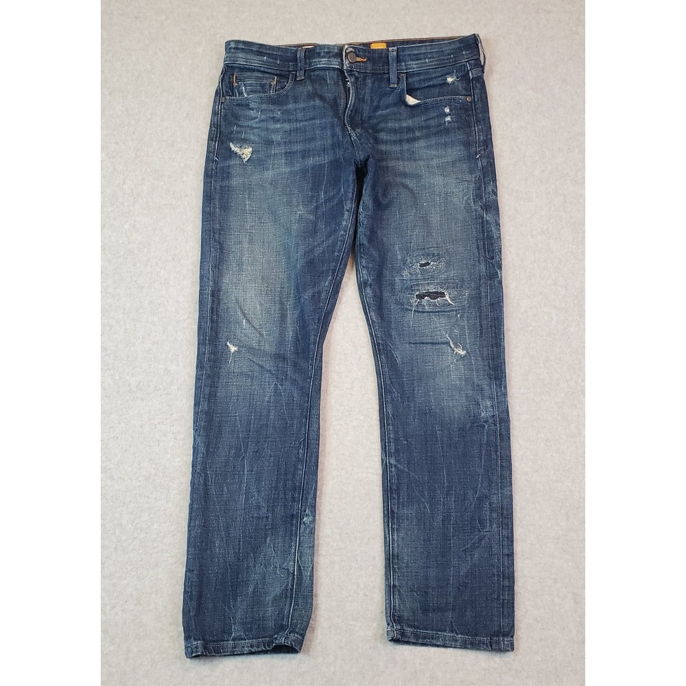 Anthropologie‎ Pilcro Jeans Women's Tag Sz 30 (Fits 33X29) Hyphen Fit Blue Denim
